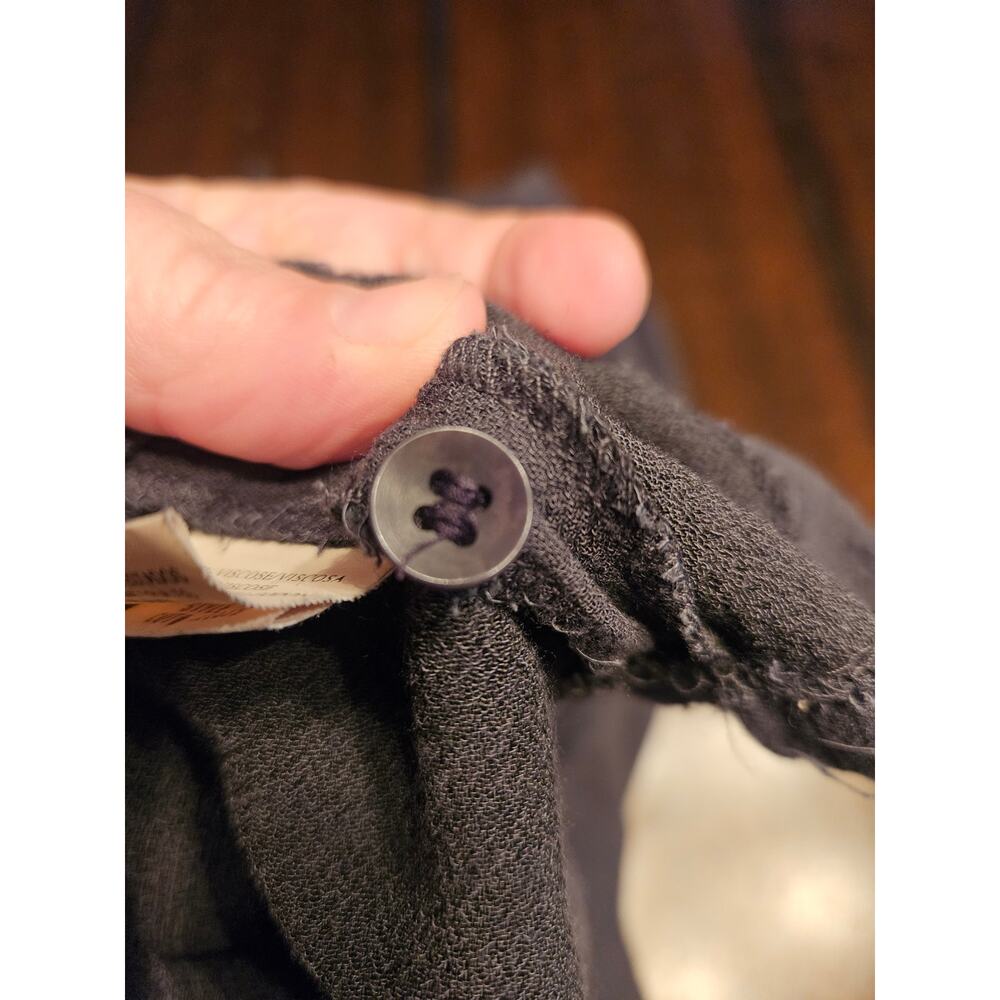 Eileen Fisher Wide Leg Lounge Beachy Gray Pants Size Large - Picture 7 of 9